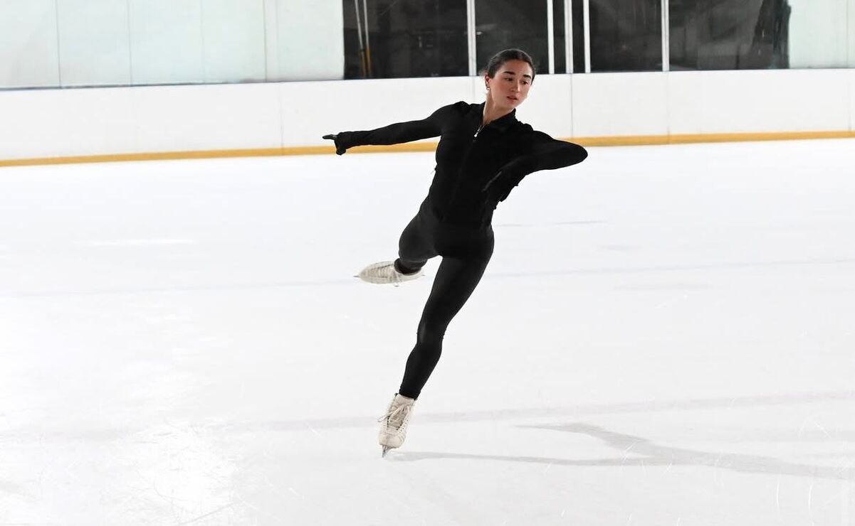 Andrea Astrain brilla en el Campeonato Nacional de Patinaje Artístico en Metepec