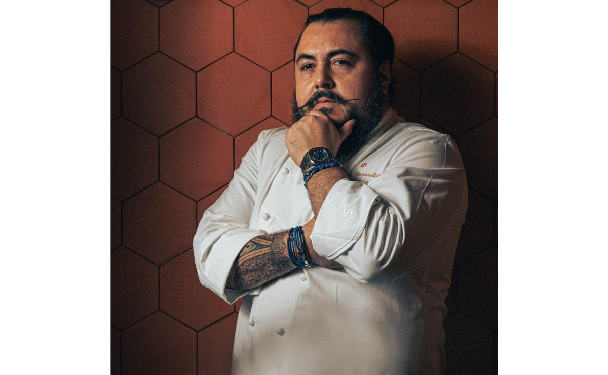 El chef toluqueño Enrique Casarrubias, orgulloso poseedor de una estrella Micheli Foto: Especial