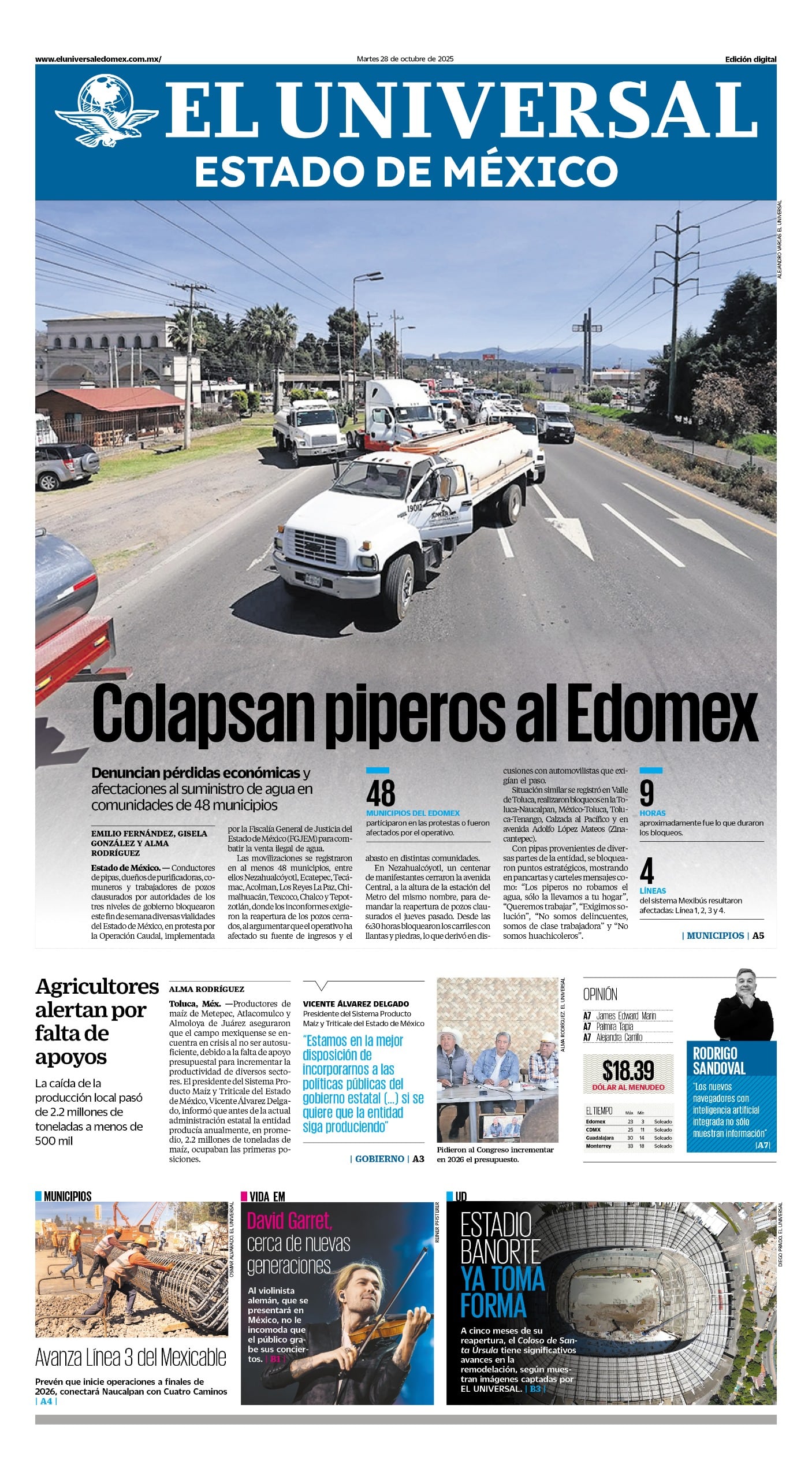 Portada 28 de octubre 2025