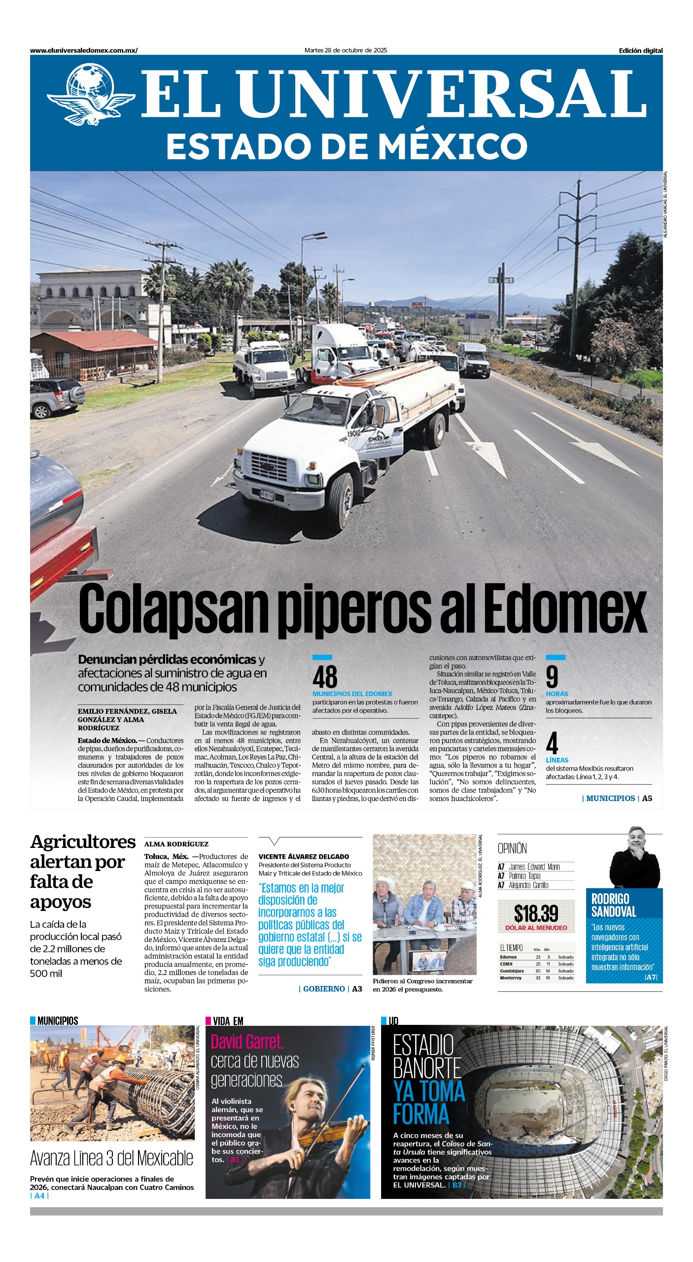 Portada 28 de octubre 2025