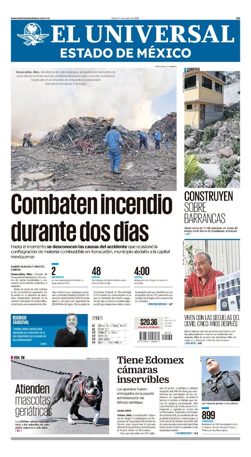 Portada 11 de marzo 2025