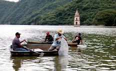 Siembran medio millón de mojarras en la presa de Pueblo Viejo para reactivar la economía