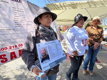 Madres buscadoras rastrean la Presa de La Concepción tras rastro de sus hijos desaparecidos