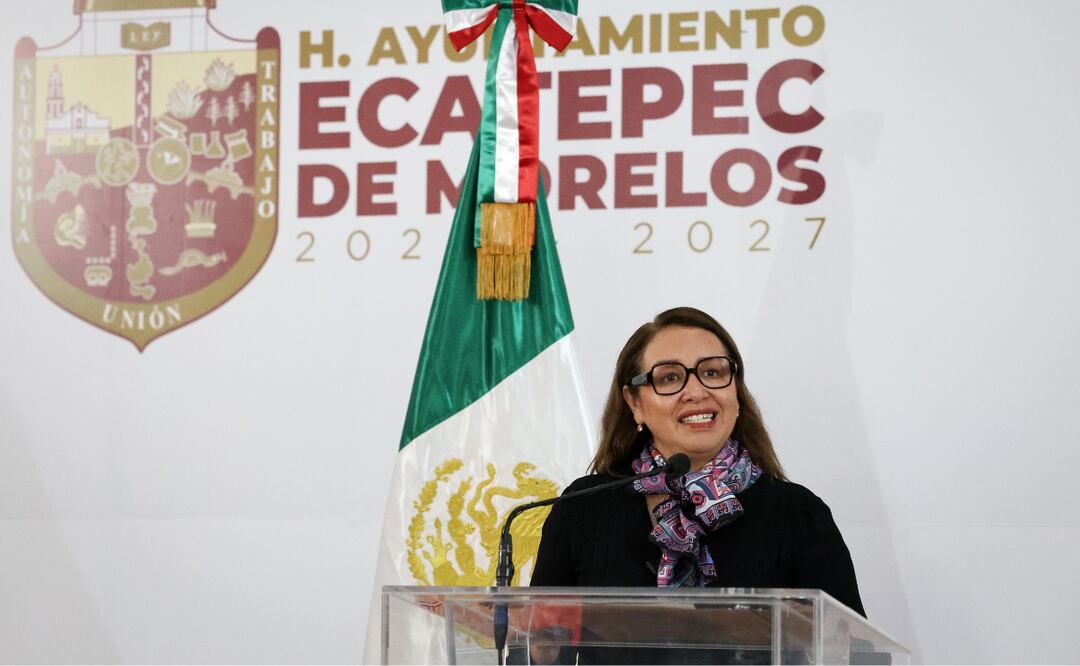 Azucena Cisneros, presidenta municipal de Ecatepec Foto: Luis Camacho