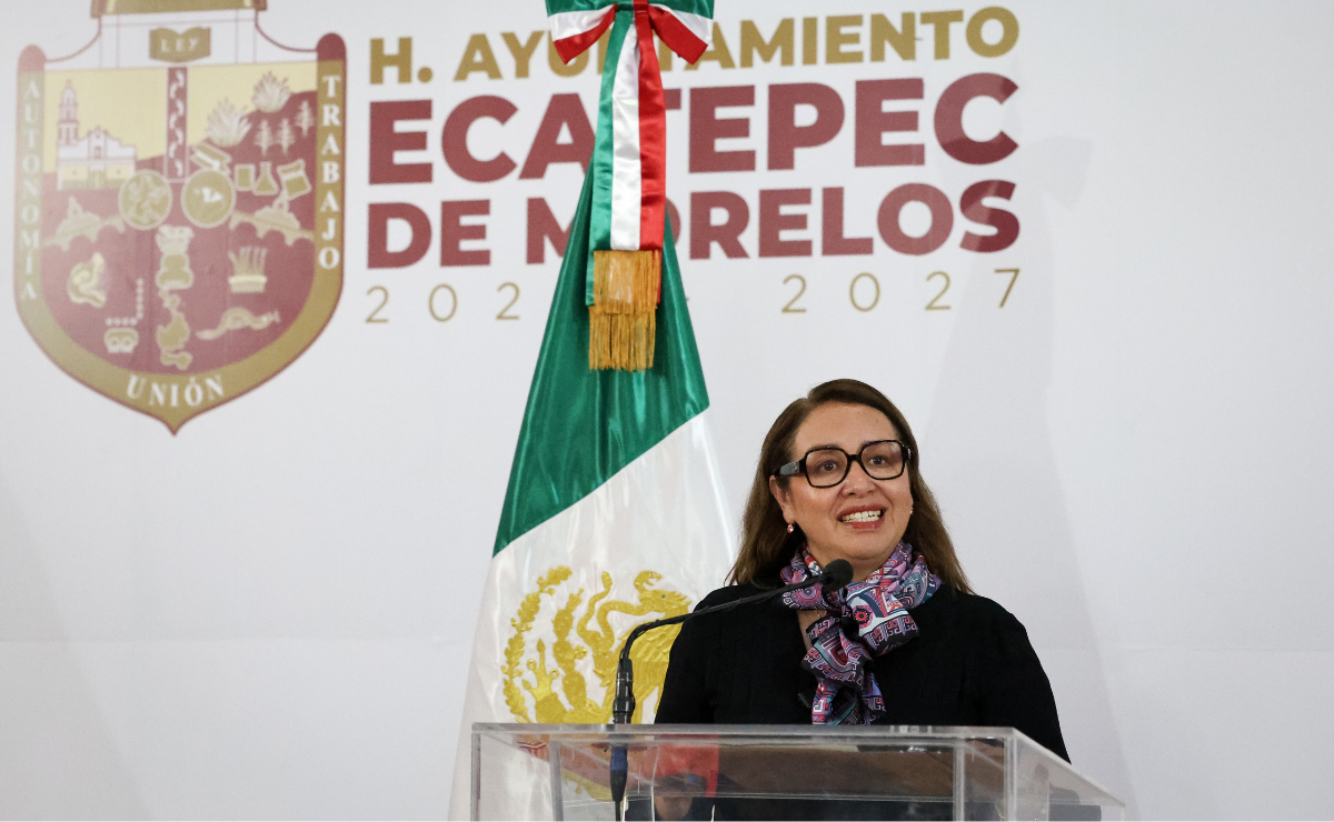 Azucena Cisneros, presidenta municipal de Ecatepec Foto: Luis Camacho