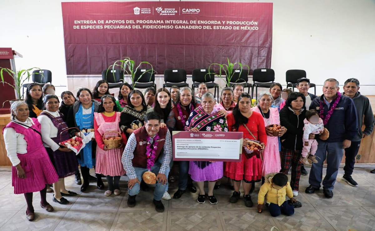Los apoyos económicos, que varían entre 9 mil y 50 mil pesos por productor, han llegado a municipios clave como El Oro, Atlacomulco, Temascalcingo e Ixtlahuaca / Foto: Especial