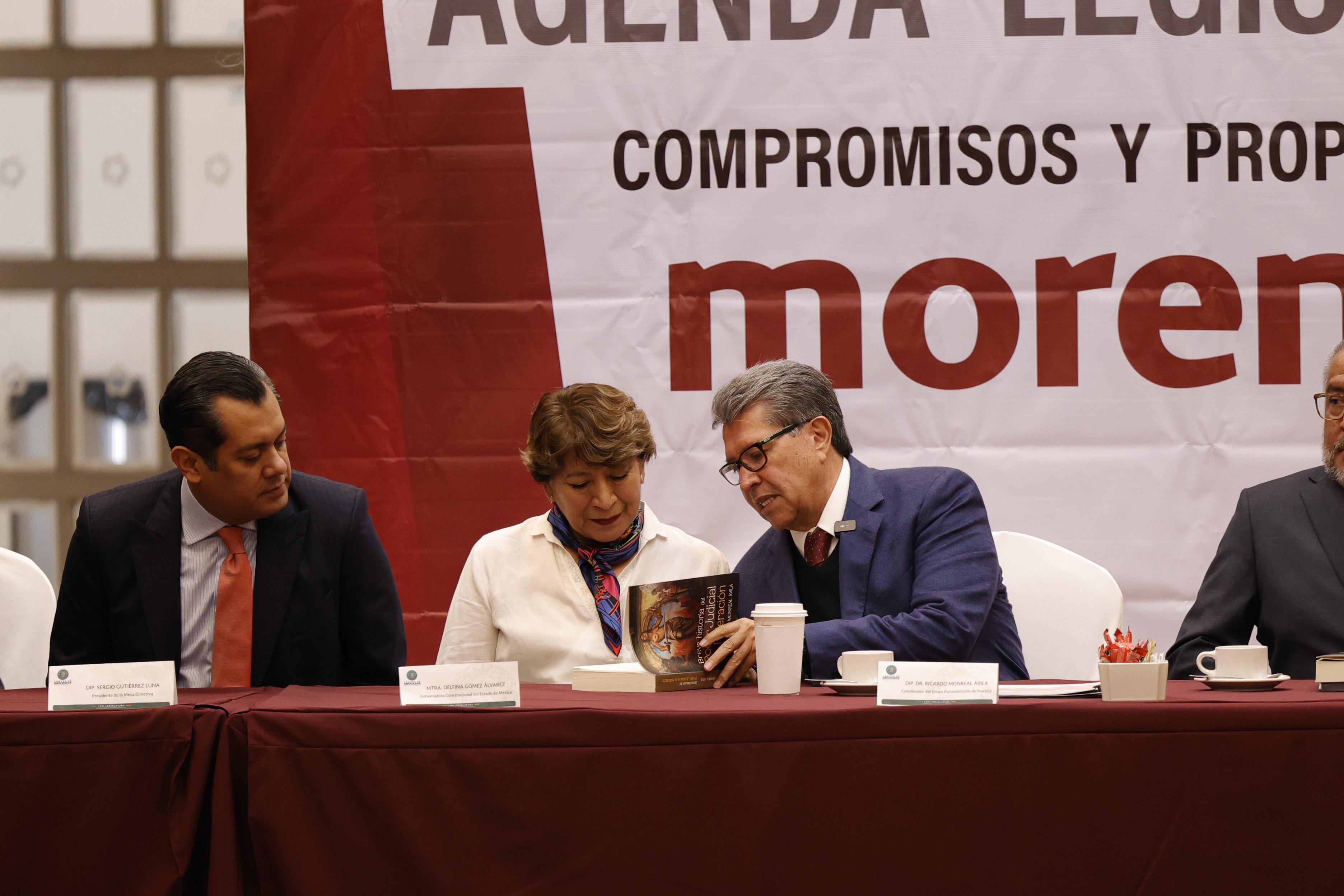 El acto estuvo encabezado por Ricardo Monreal Ávila / Foto Arturo Hernández