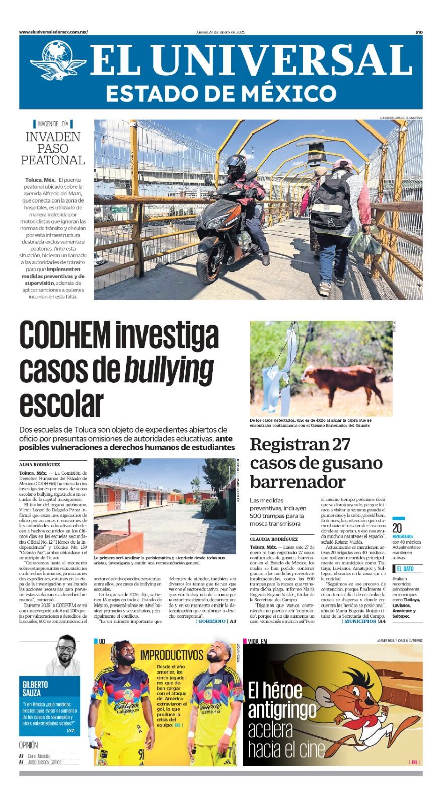 Portada 29 de enero de 2026