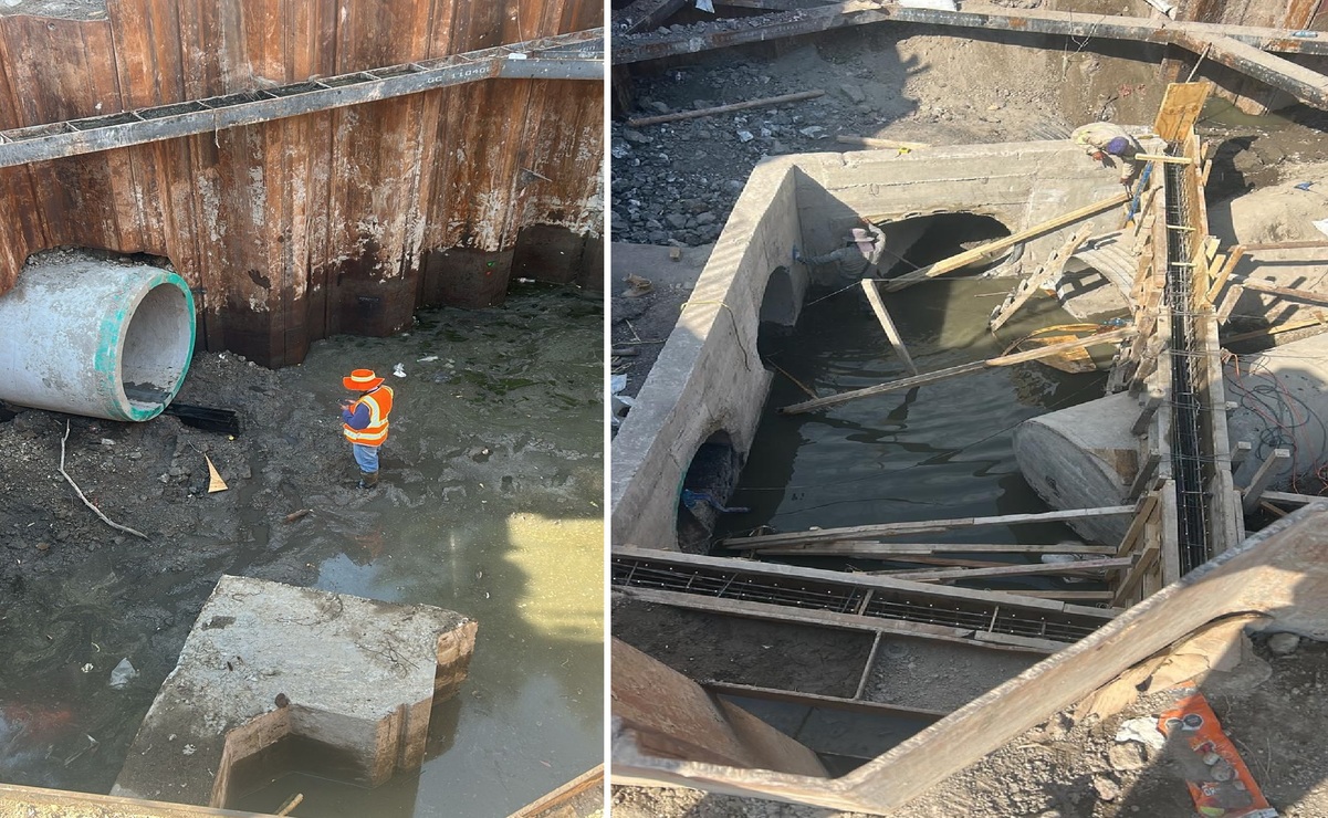 La anterior administración de Ecatepec destino 180 millones de pesos para la construcción del colector que se construyó en la colonia Jardines de Morelos. Foto: Especial