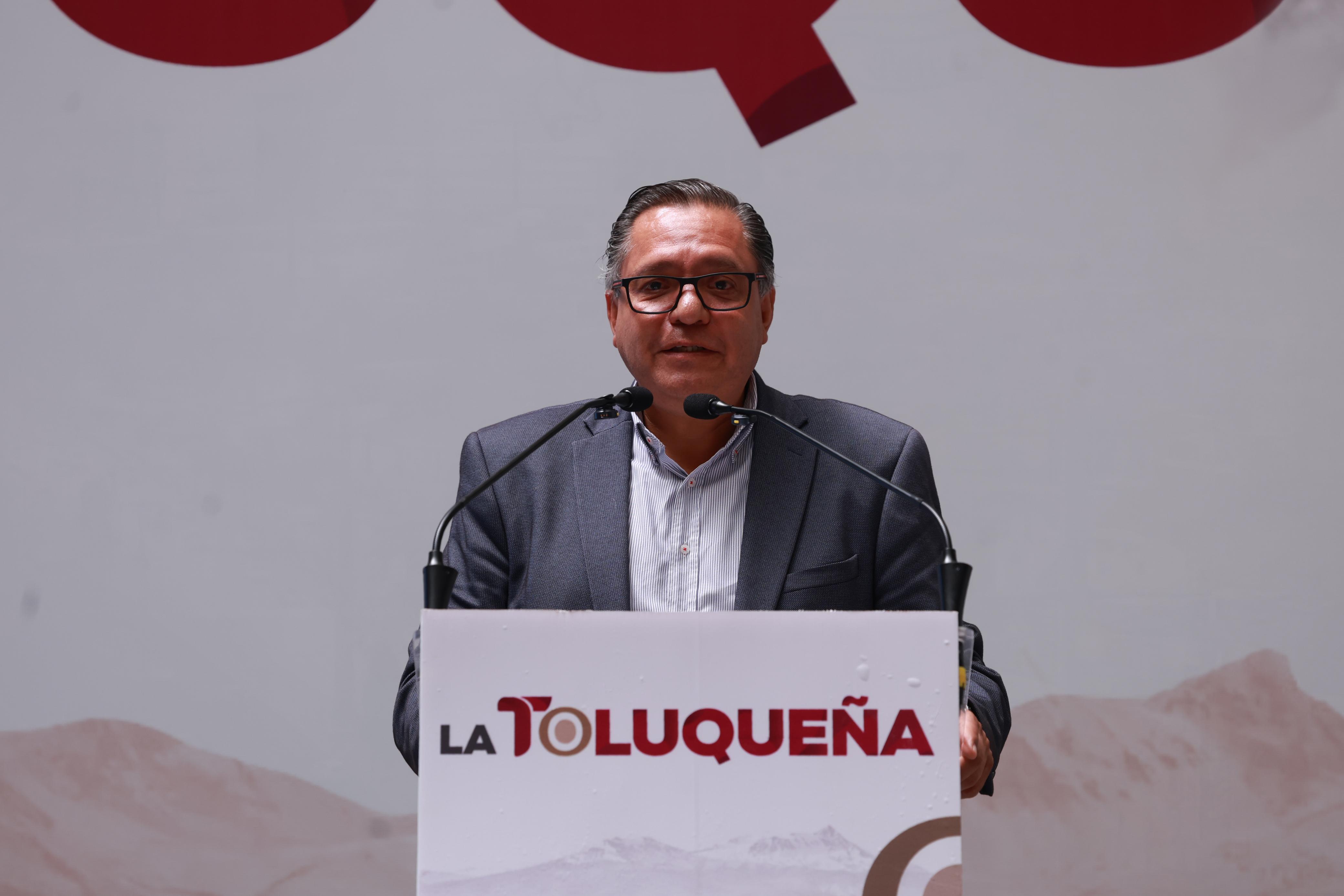 Ricardo Moreno, alcalde de Toluca / Foto Alejandro Vargas