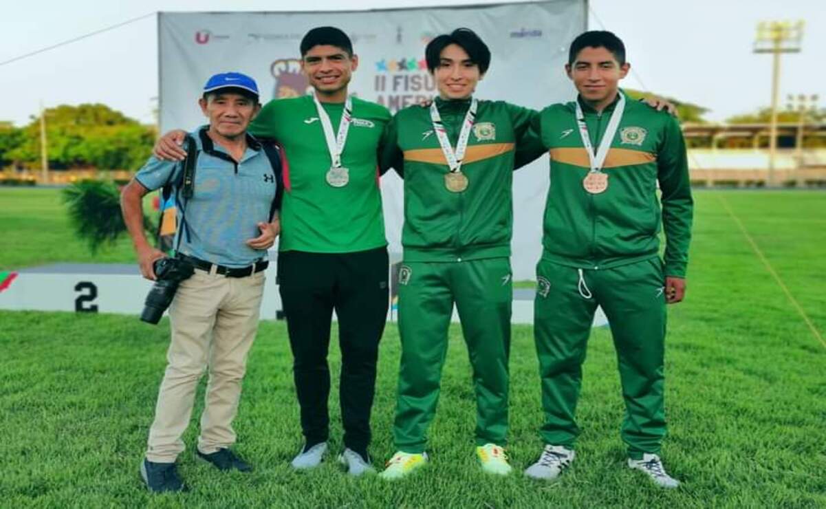 En 2022 Francisco fue seleccionado para representar a México en los FISU América Games en Mérida, Yucatán. Foto: Especial