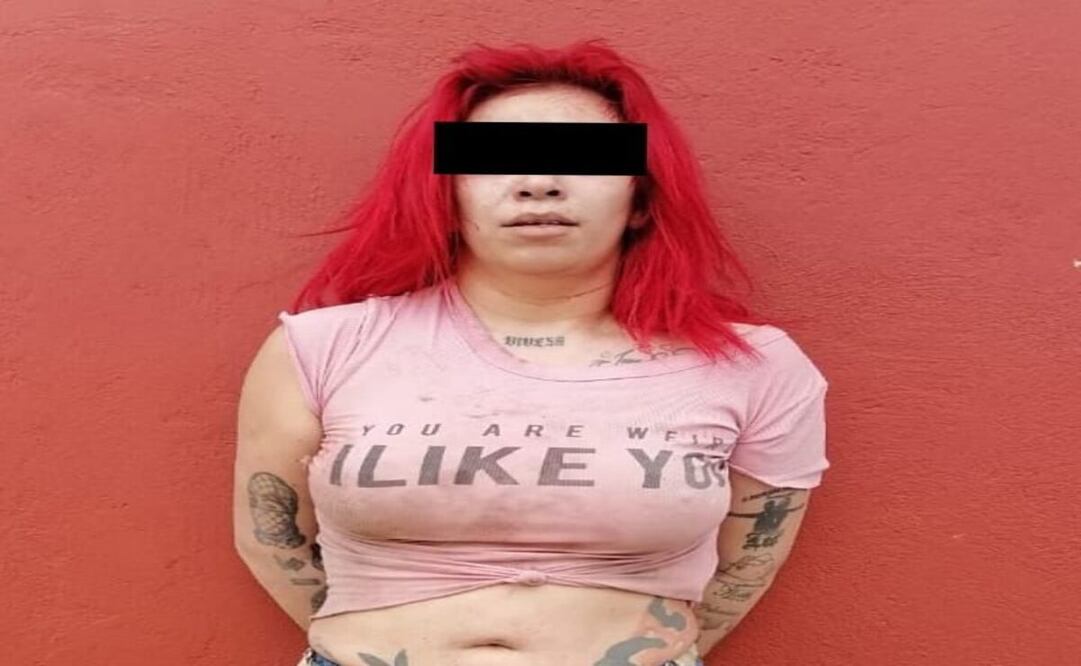 Una mujer fue detenida junto con otro sujeto / Foto: Especial