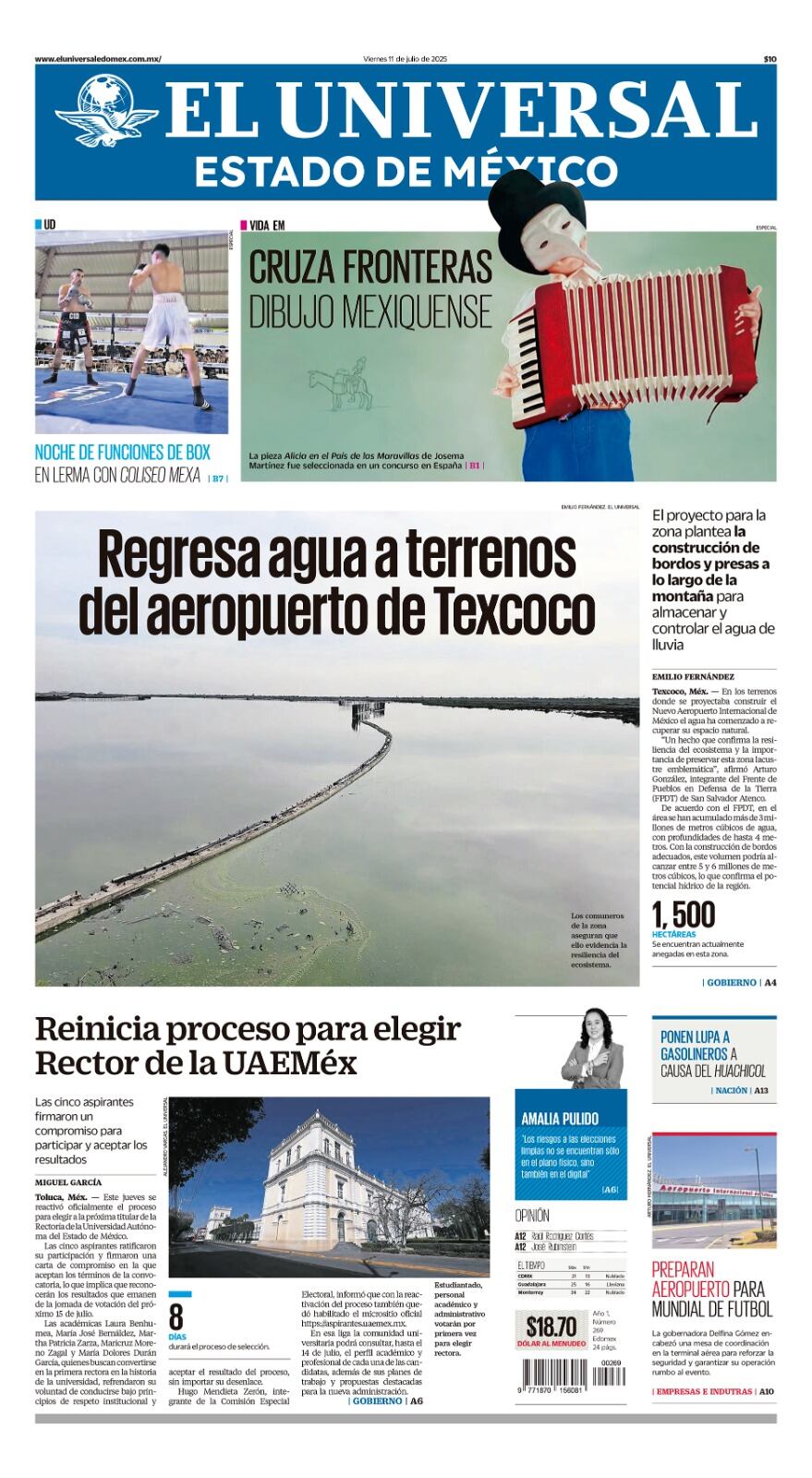Portada 11 de julio 2025