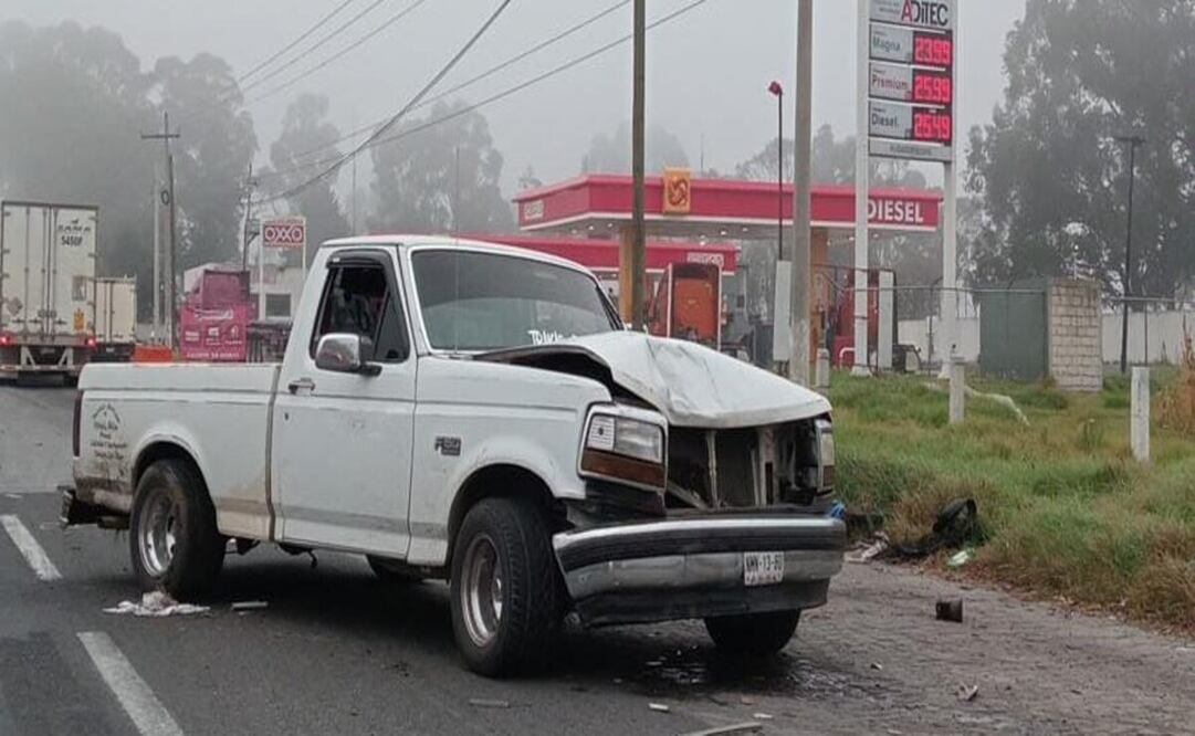 Tres accidentes se registraron en el Valle de Toluca, dejando una persona fallecida y varias lesionadas. Foto: Especial.