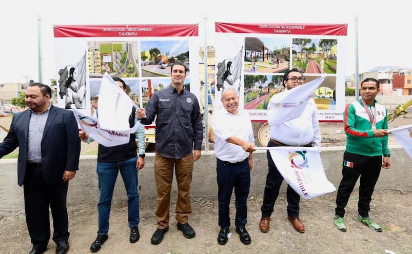 Tlalnepantla construye el nuevo centro comunitario "México Imparable" para alejar a los jóvenes de la delincuencia