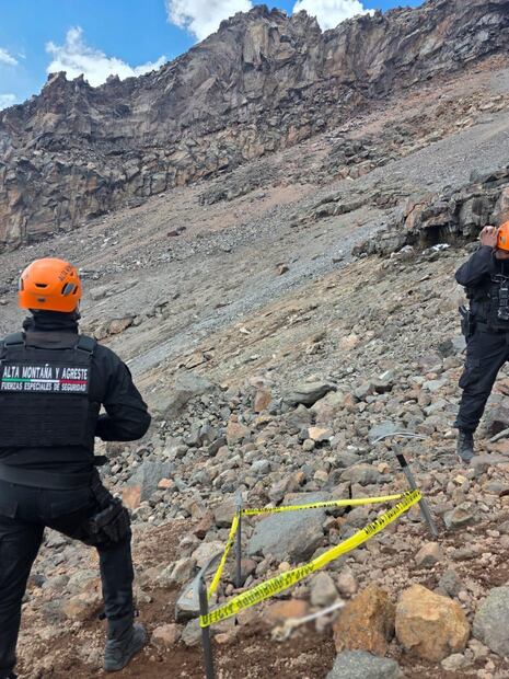 La zona, de difícil acceso, fue acordonada. Foto. especial