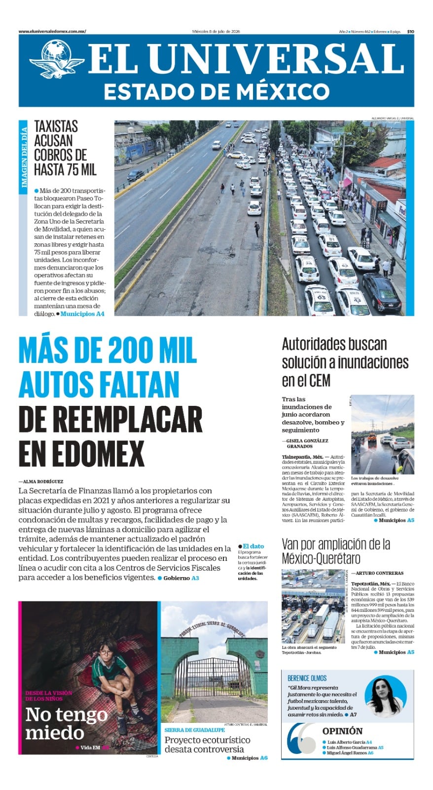 Portada 08 de julio de 2026