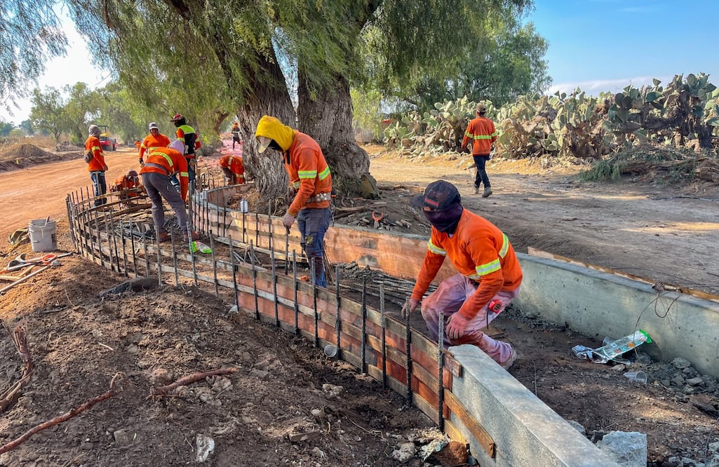 Así luce el avance de la Avenida Tuxpan, donde el concreto hidráulico promete durabilidad para décadas de turismo. Foto Especial