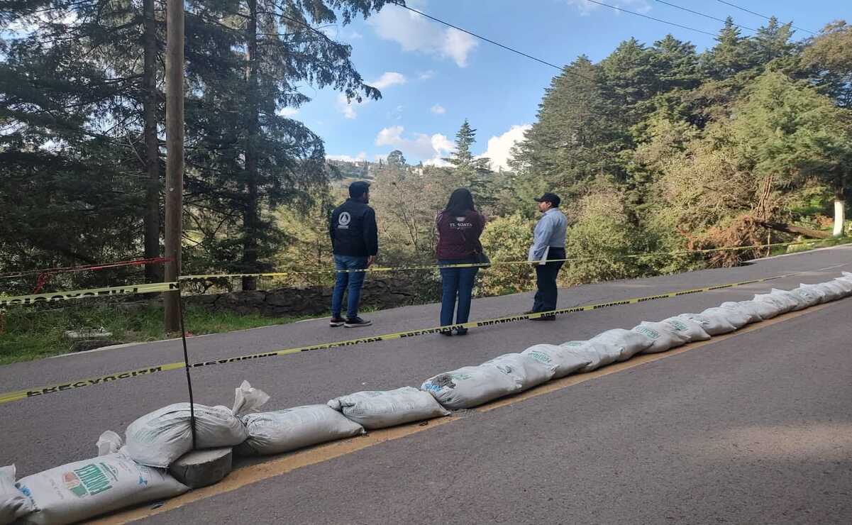 La carretera presenta un agrietamiento / Foto Especial