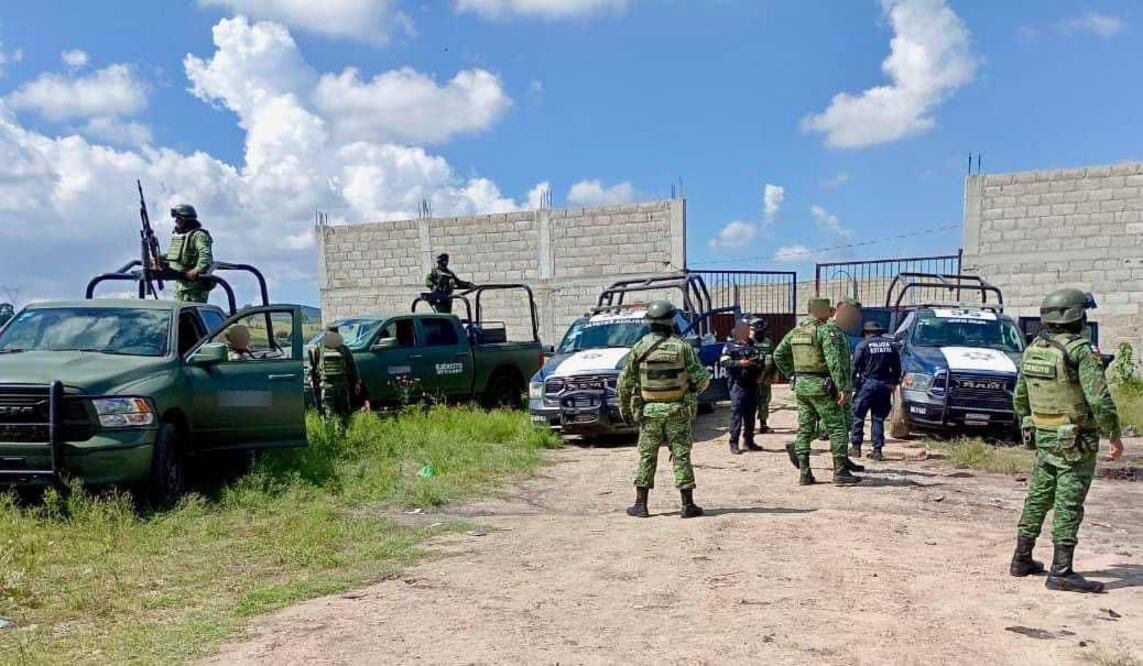 Elementos de la Secretaría de Seguridad del Estado de México, en operativo.