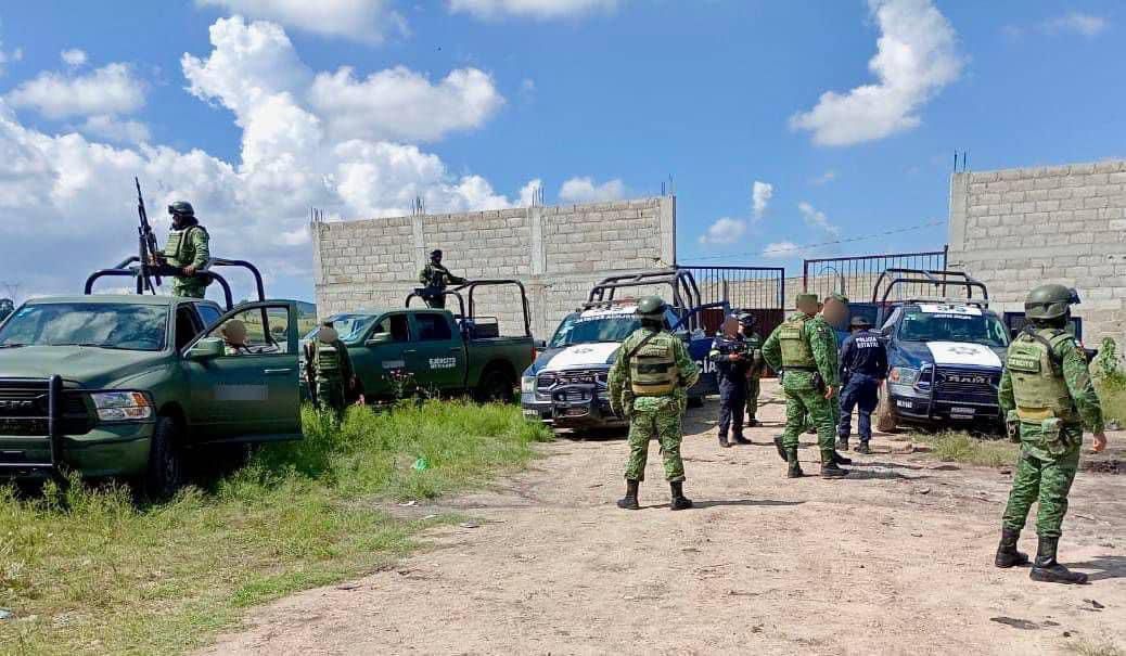 Elementos de la Secretaría de Seguridad del Estado de México, en operativo.