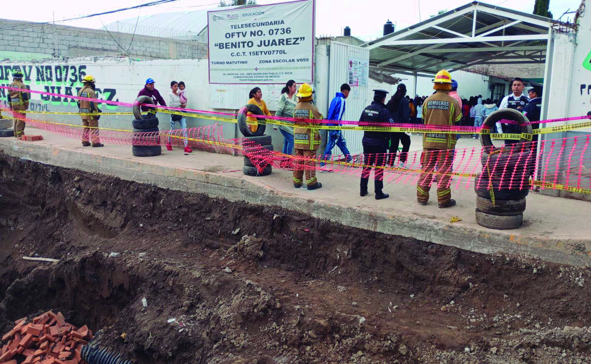 Obras retrasan inicio de clases para 500 alumnos en Chimalhuacán