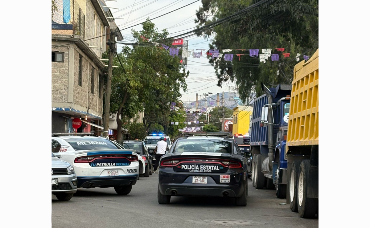 Autoridades investigan el asesinato del líder sindical René Santillán en Cuautitlán Izcalli Foto: Especial