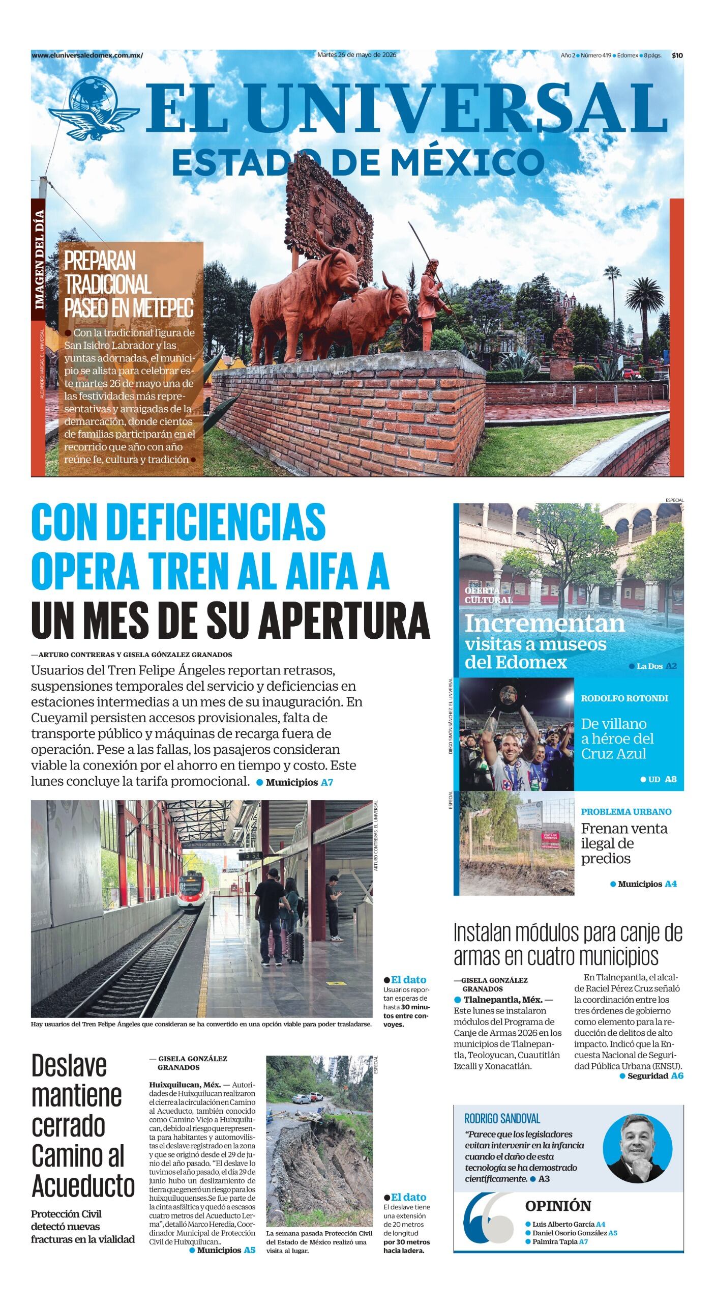Portada 26 de mayo de 2026