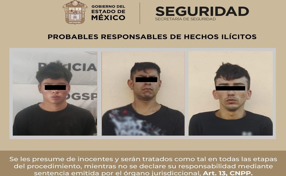 ¡Cae banda criminal en Ocuilan! 4 detenidos por doble homicidio de funcionarios públicos