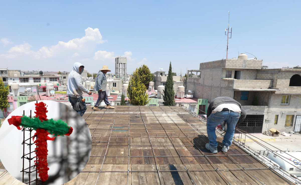 El 3 de mayo se celebra el Día de la Santa Cruz y el Día del Albañil en México. Foto: Alejandro Vargas / Especial
