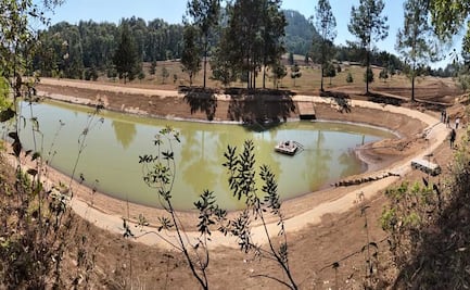 Aseguran lagunas artificiales utilizadas para aprovechamiento ilegal de agua en Valle de Bravo