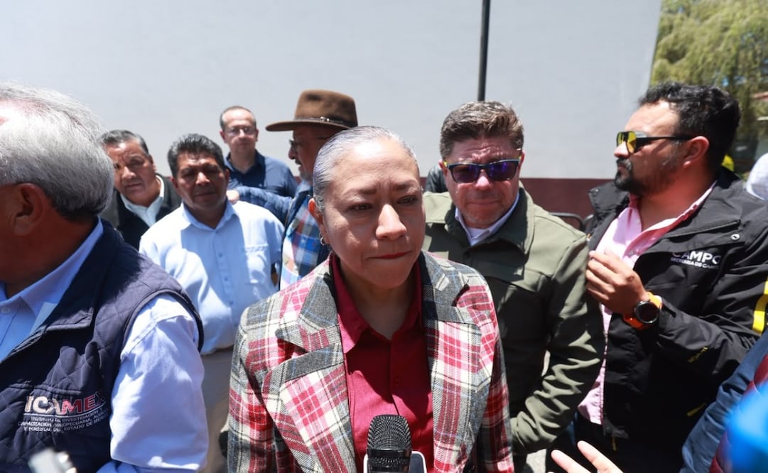 La Secretaría del Campo del Edomex realiza censos presenciales para cuantificar los daños y apoyar de forma directa a los agricultores locales. Foto Especial