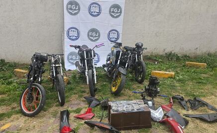 ¡Operativo en Huixquilucan! Fiscalía decomisa motos robadas y droga
