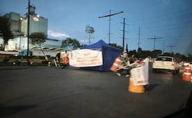 ¡Busca alternativas! Manifestación bloquea de forma parcial Paseo Tollocan