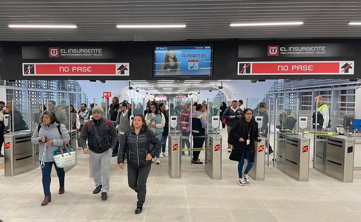 El costo del tren desde la estación Zinacantepec a Santa Fe es de 60 pesos / Foto Alejandro Vargas