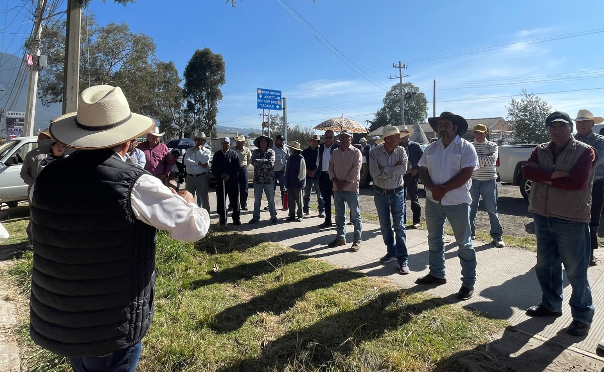 Campesinos del Estado de México han convocado una reunión con la gobernadora, buscando su intervención directa ante el gobierno federal Foto: Especial