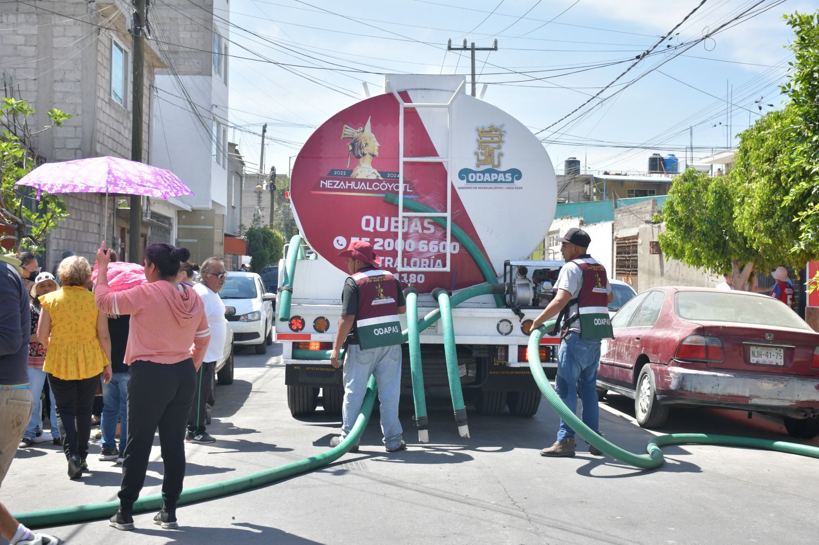 El gobierno de Nezahualcóyotl aseguró que la dotación será mediante camiones cisternas de manera gratuita. Foto Especial