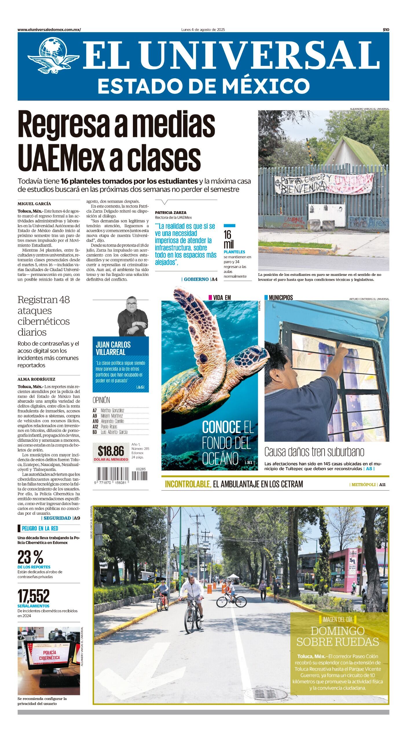 Portada 4 de agosto 2025