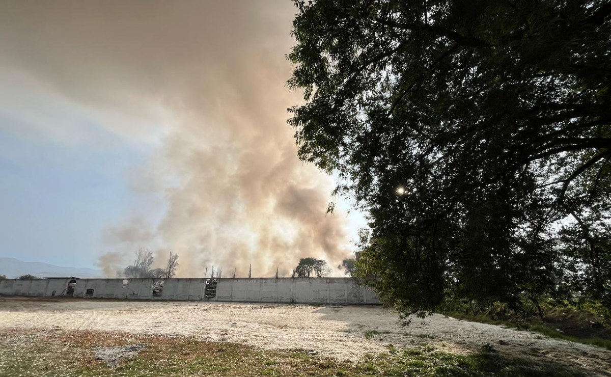 La quema de plásticos y la calidad del aire: expertos advierten sobre los riesgos mientras los datos de la RAMA son cuestionados en Xonacatlán. Foto: Karen Aldama