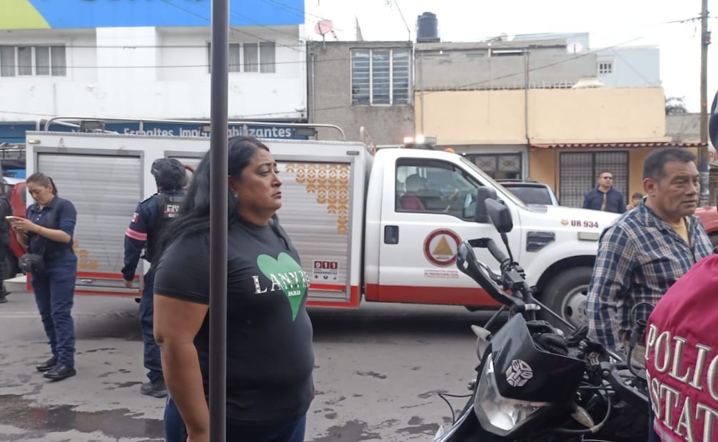 Fachada de la taquería "El Churrasquito" en la avenida Texcoco tras la deflagración de este domingo. Foto Especial