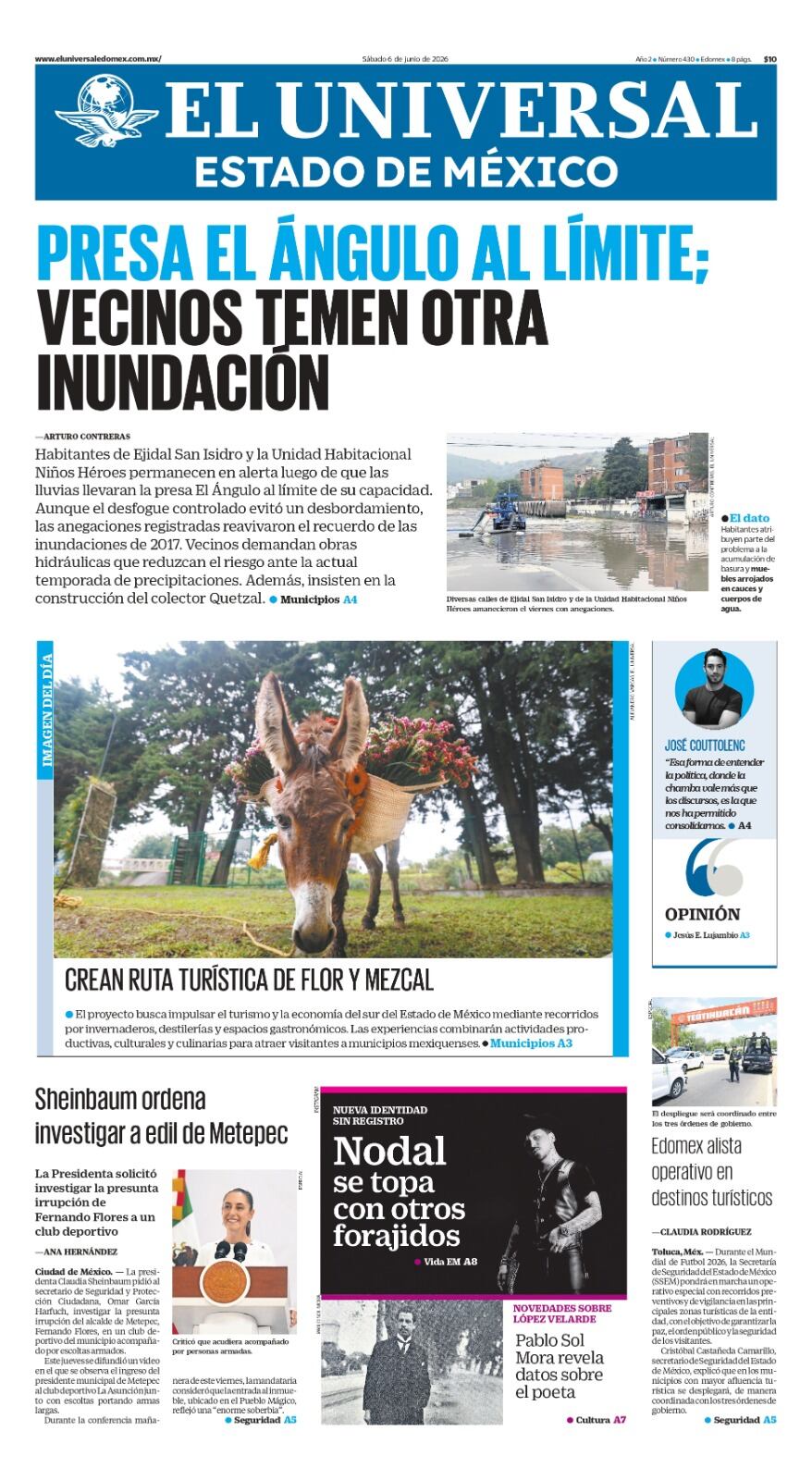 Portada del 6 de junio de 2026