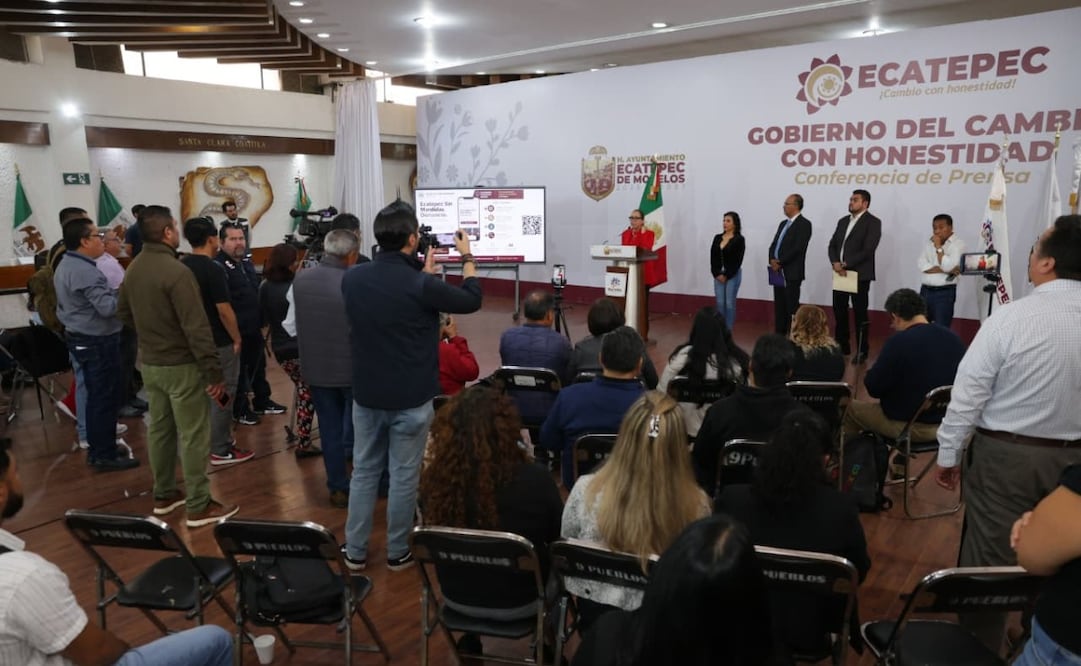 El gobierno de Ecatepec presentó la plataforma “Ecatepec Sin Mordidas” para recibir denuncias ciudadanas. Foto especial
