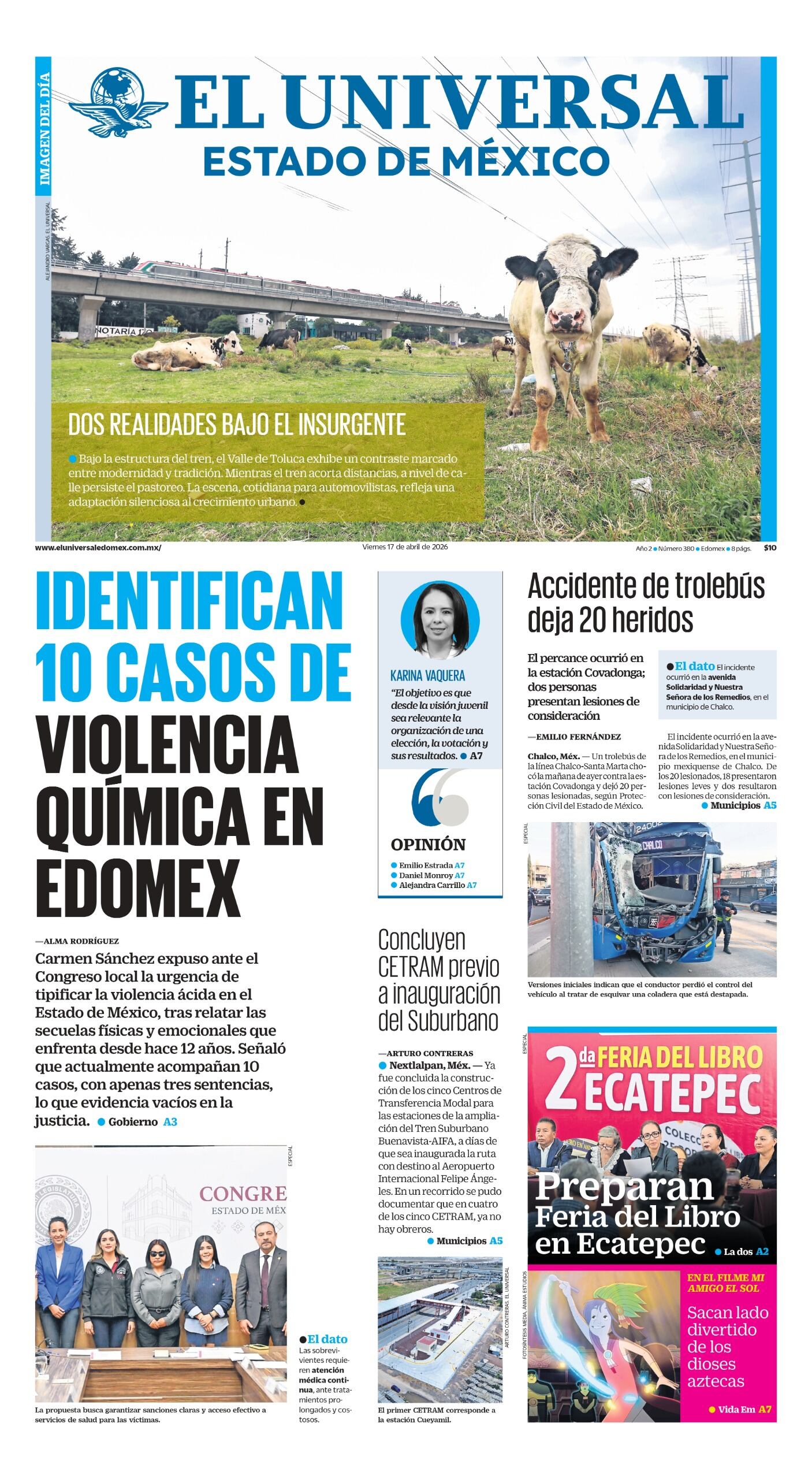 Portada 17 de abril de 2026