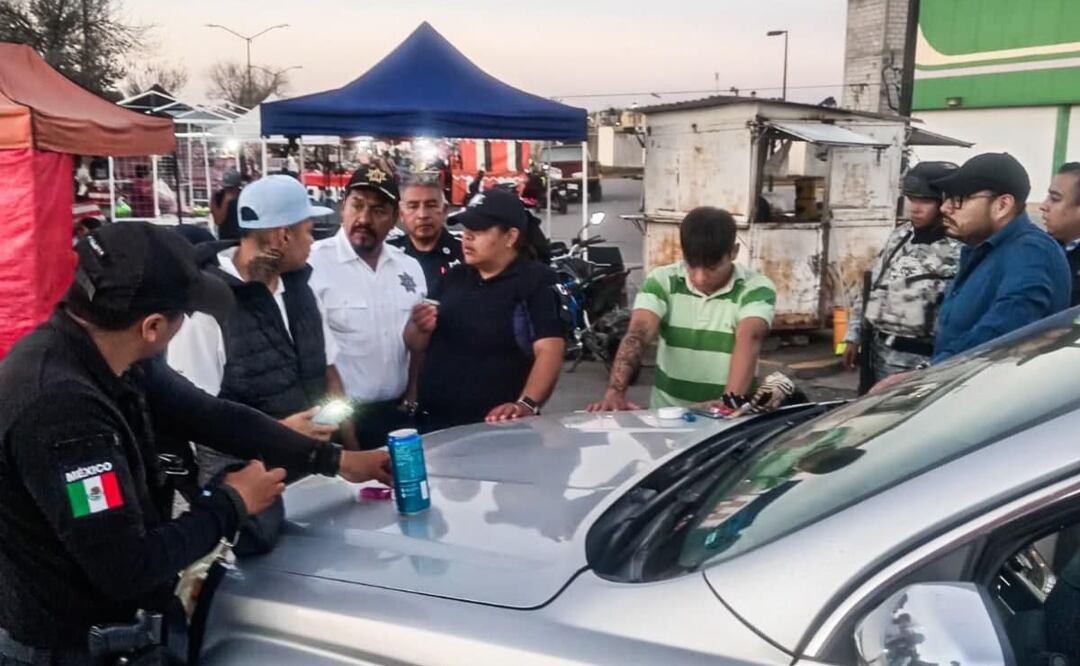 Cuatro detenidos tras operativo en Zumpango Foto: Especial