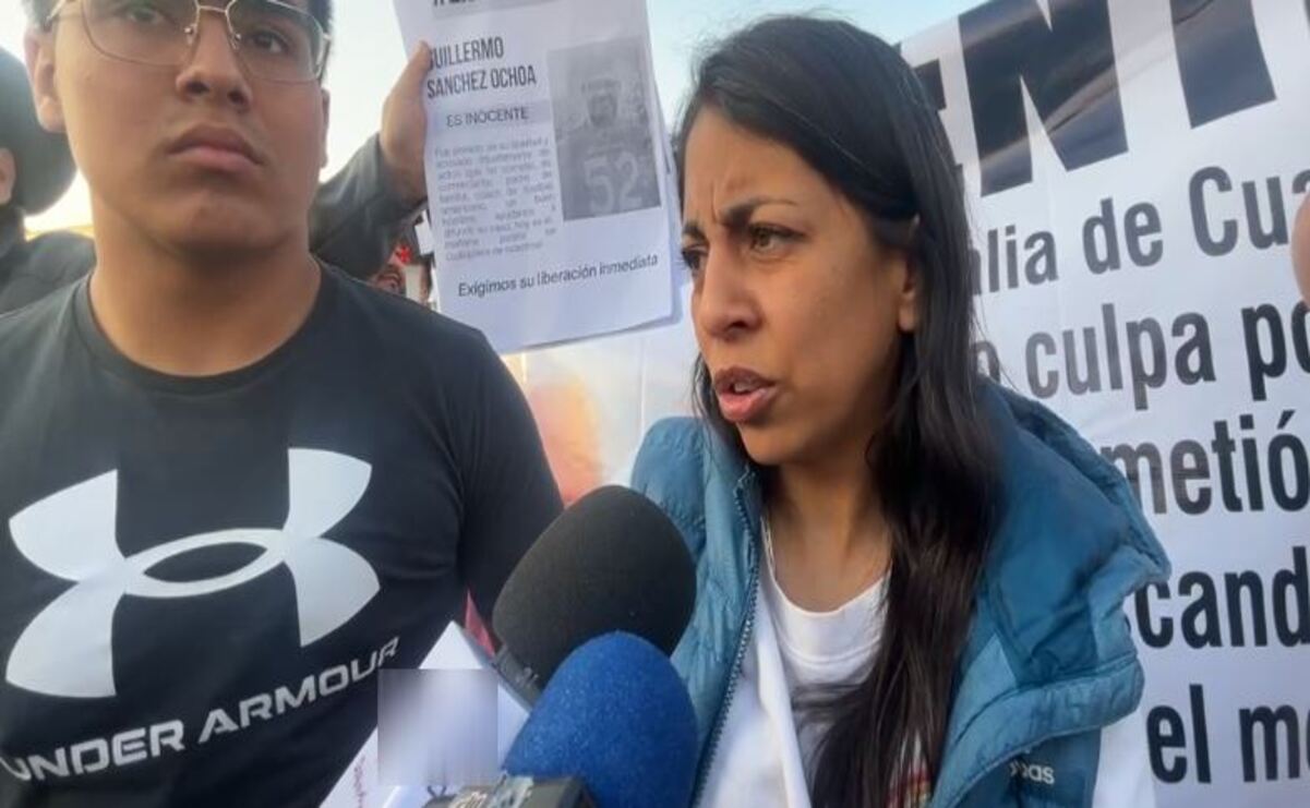 Familiares de Guillermo Sánchez Ochoa protestan en Tepotzotlán tras su detención