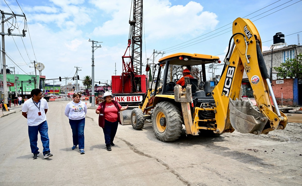 La mandataria mexiquense pidió a la población de Chalco no tirar basura en calles ni coladeras / Foto: Especial