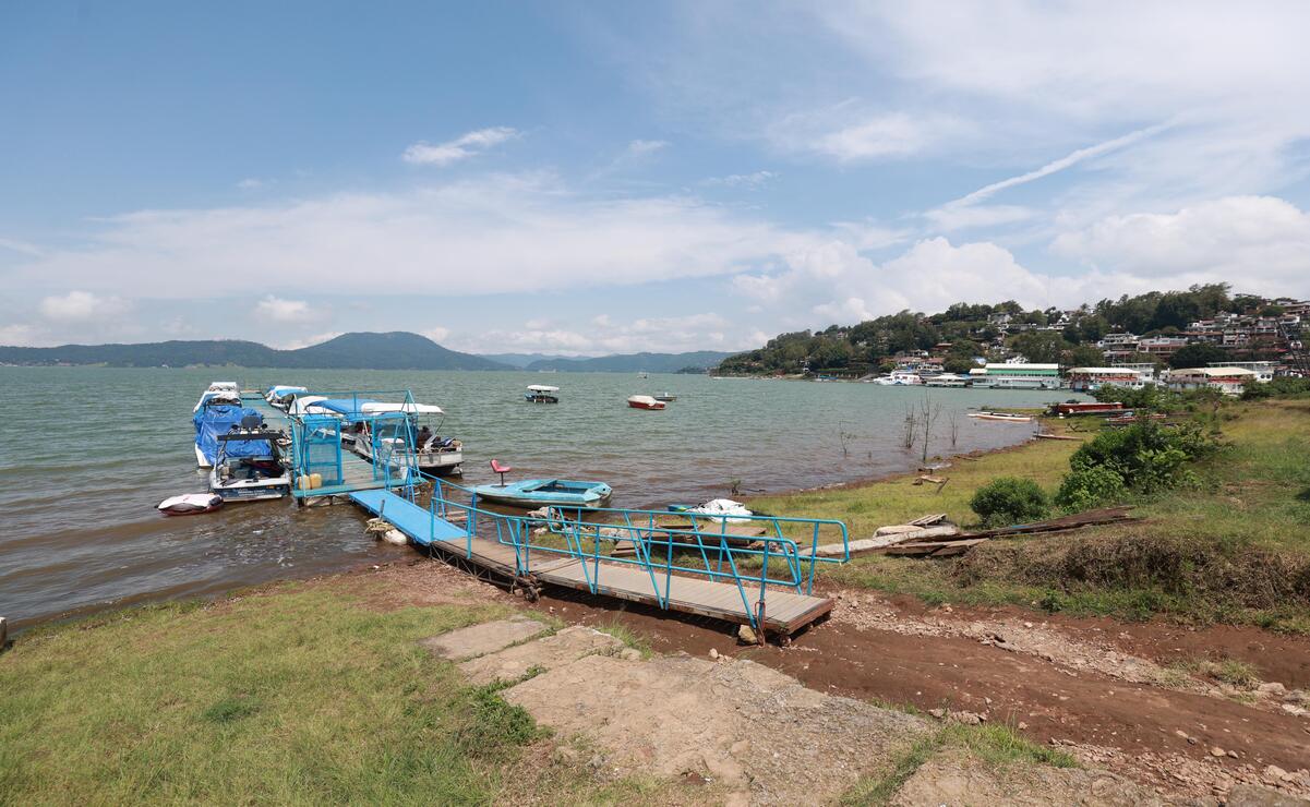 La presa Valle de Bravo reportó un almacenamiento de 310 millones de metros cúbicos correspondientes al 78.8% / Foto Alejandro Vargas