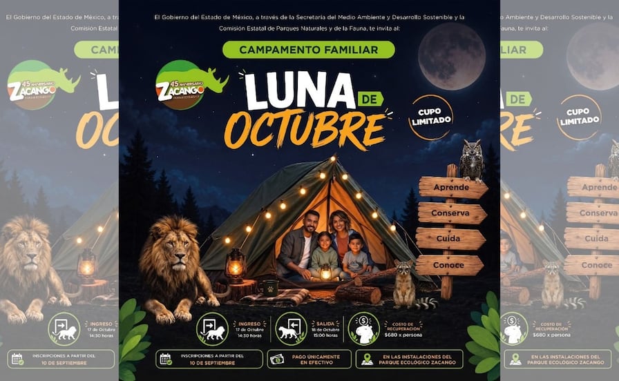 Campamento Luna de Octubre llega a Zacango