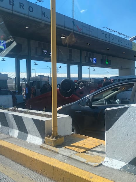 En total, cinco vehículos resultaron involucrados en el percance. Foto: especial