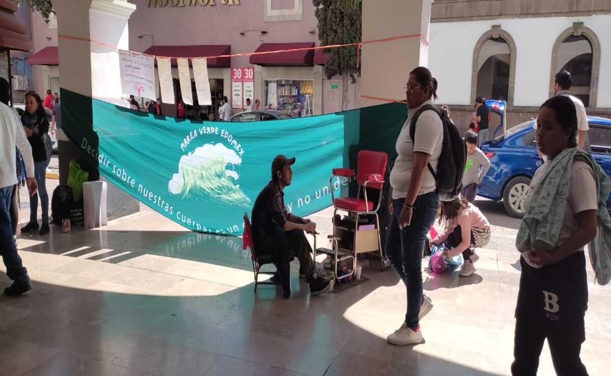 Además, el colectivo Marea Verde busca educar sobre la despenalización del aborto en el Edomex. Foto: Especial.